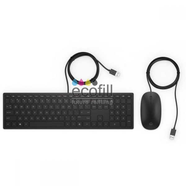 HP Pavilion Wired Keyboard and Mouse -Greek