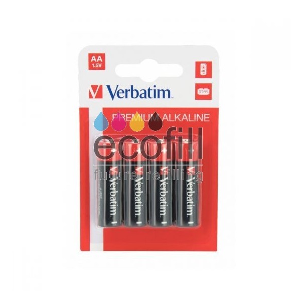 ΜΠΑΤΑΡΙΕΣ Verbatim AA Battery Alkaline 4 Pack