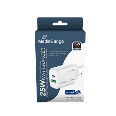 Adapter MediaRange 25W GaN...