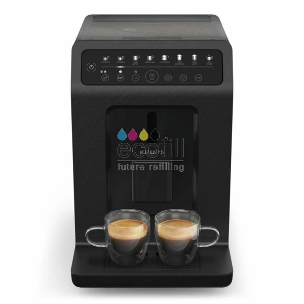 Αυτόματη Μηχανή Espresso Krups Evidence Eco-Design 1450W Πίεσης 15bar με Μύλο Άλεσης Μαύρη