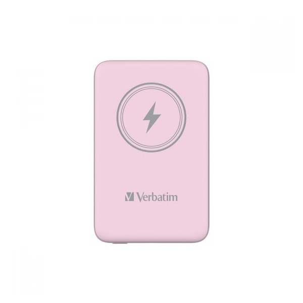 PowerBank Verbatim Charge 'n' Go Magnetic Wireless 10000 Pink